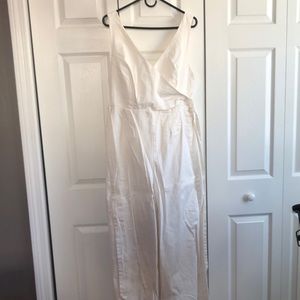 Anthropologie White Jumpsuit